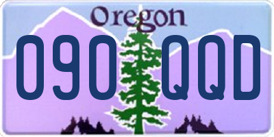 OR license plate 090QQD