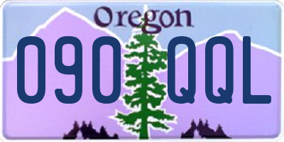 OR license plate 090QQL