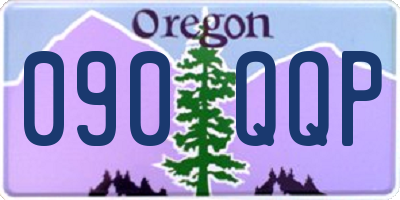 OR license plate 090QQP