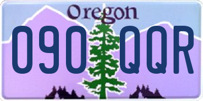 OR license plate 090QQR
