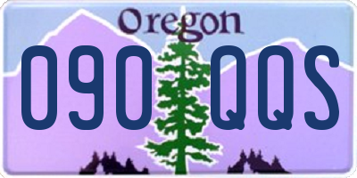 OR license plate 090QQS