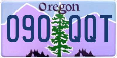 OR license plate 090QQT