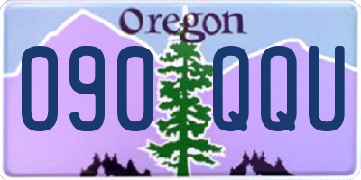OR license plate 090QQU