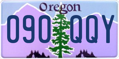 OR license plate 090QQY