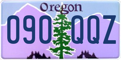 OR license plate 090QQZ