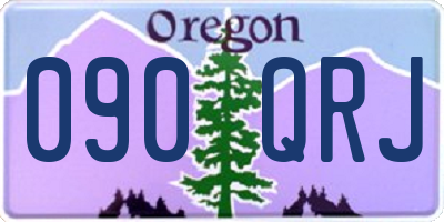OR license plate 090QRJ