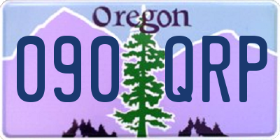 OR license plate 090QRP