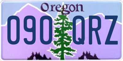 OR license plate 090QRZ