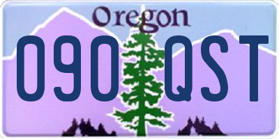 OR license plate 090QST