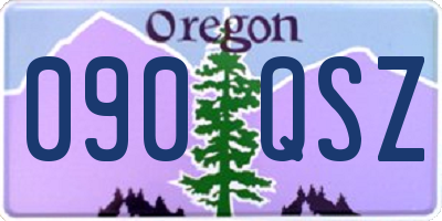 OR license plate 090QSZ