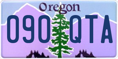 OR license plate 090QTA