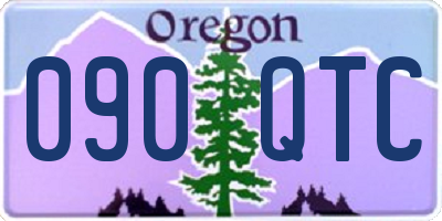 OR license plate 090QTC
