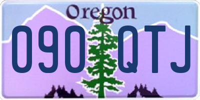 OR license plate 090QTJ