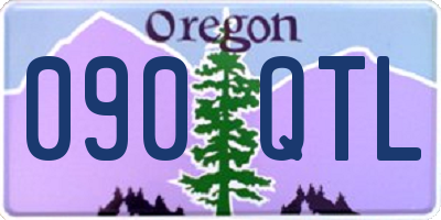 OR license plate 090QTL