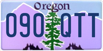 OR license plate 090QTT