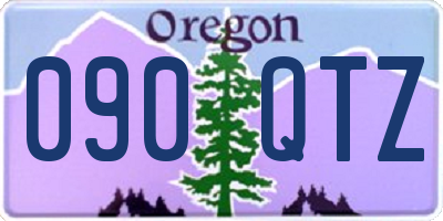 OR license plate 090QTZ