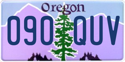 OR license plate 090QUV
