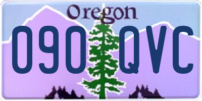 OR license plate 090QVC