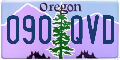 OR license plate 090QVD