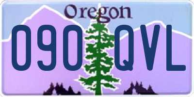 OR license plate 090QVL