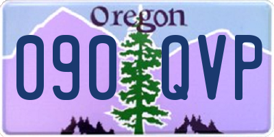 OR license plate 090QVP