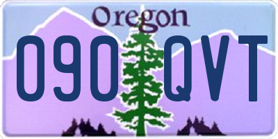 OR license plate 090QVT