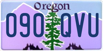 OR license plate 090QVU
