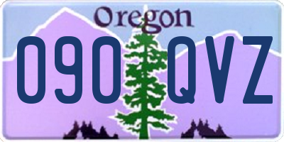 OR license plate 090QVZ
