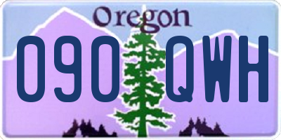 OR license plate 090QWH