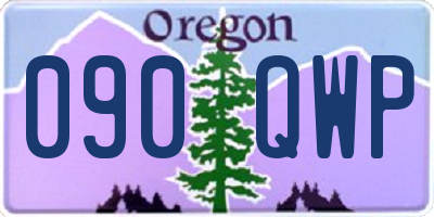 OR license plate 090QWP