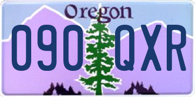 OR license plate 090QXR