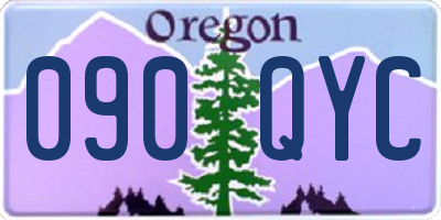 OR license plate 090QYC