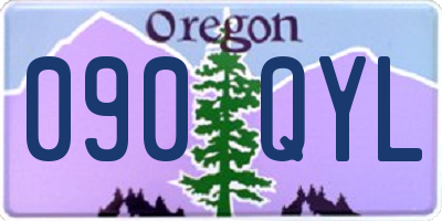 OR license plate 090QYL