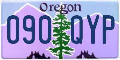 OR license plate 090QYP