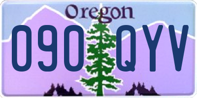 OR license plate 090QYV