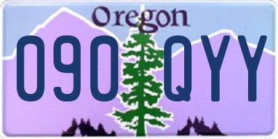 OR license plate 090QYY