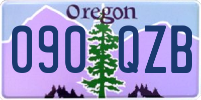 OR license plate 090QZB