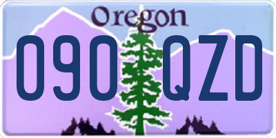 OR license plate 090QZD