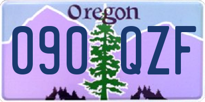 OR license plate 090QZF