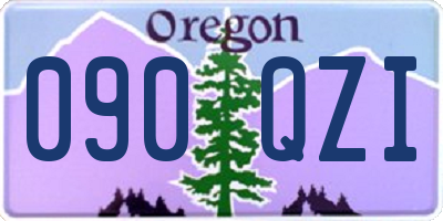 OR license plate 090QZI