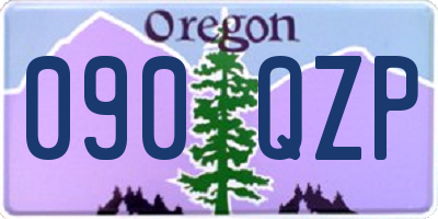 OR license plate 090QZP
