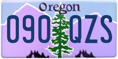 OR license plate 090QZS