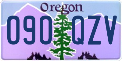 OR license plate 090QZV