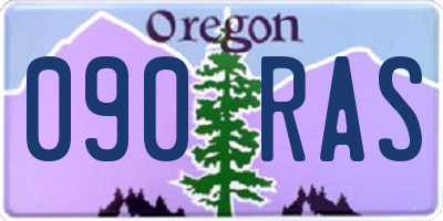 OR license plate 090RAS