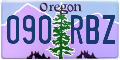 OR license plate 090RBZ