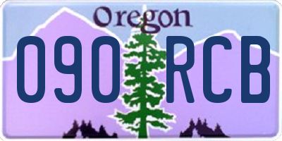 OR license plate 090RCB