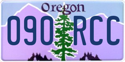 OR license plate 090RCC