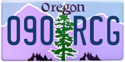OR license plate 090RCG