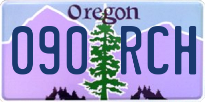OR license plate 090RCH