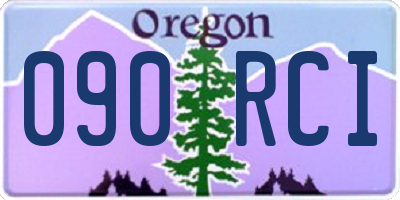 OR license plate 090RCI